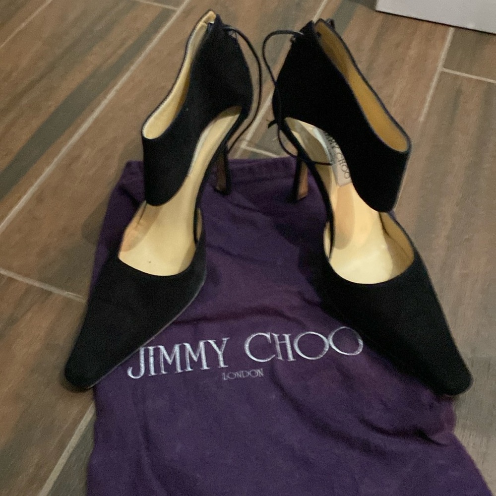 Jimmy Choo suede heels
